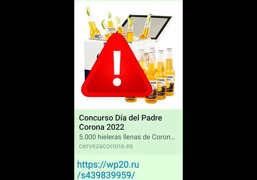 Fraude, 'Concurso del D&iacute;a del Padre Corona 2020'