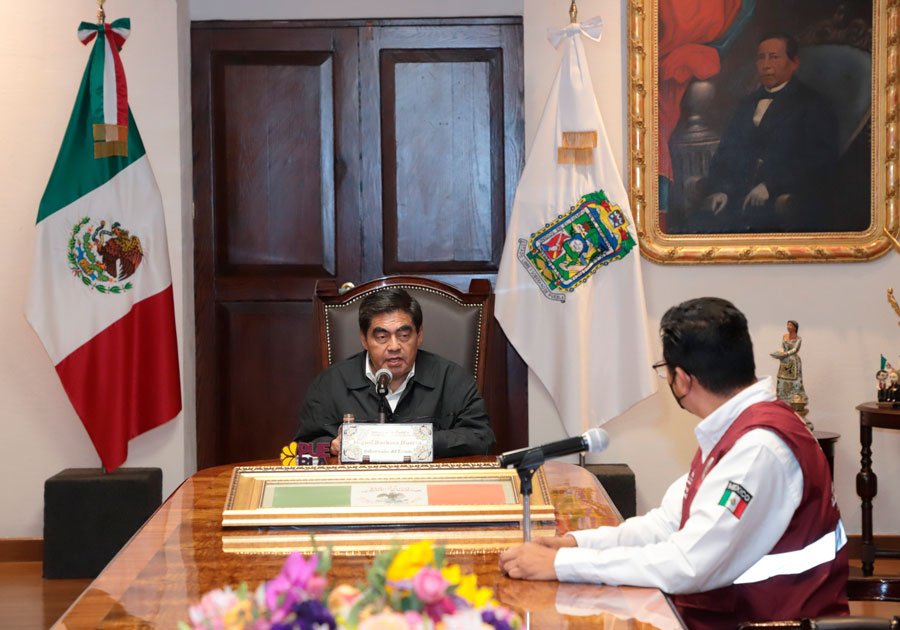 Puebla, sin afectaciones por temblor con epicentro en Michoacán: MBH