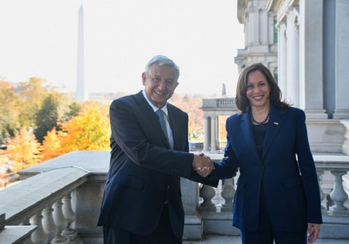 AMLO y Kamala Harris