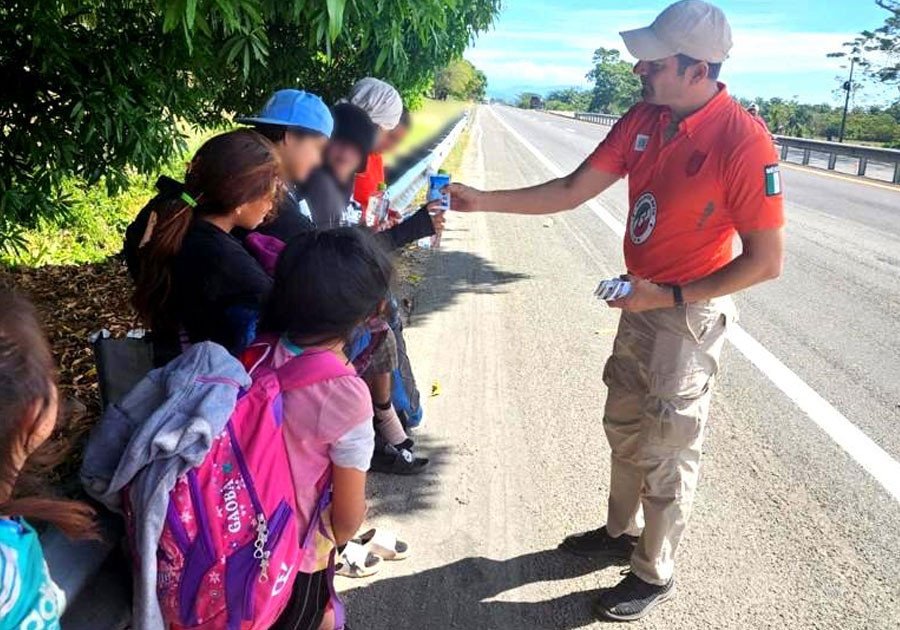 Atiende y da respuesta INM a solicitud de integrantes de caravana migrante