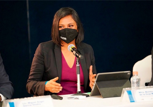 Presenta libro la consejera del INE, Norma de la Cruz