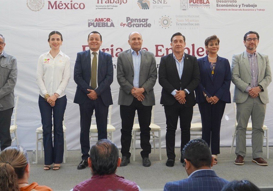 Con gran éxito primera feria de empleo “Por Amor a Puebla” en San Martín Texmelucan