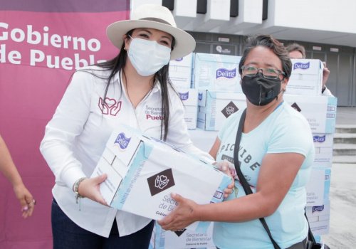 Benefician a m&aacute;s de 6 mil familias poblanas con producto l&aacute;cteo