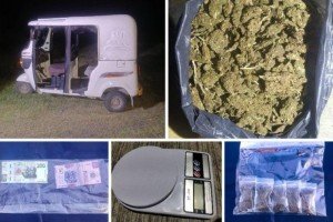 Policía Estatal retira de las calles más de ocho kilogramos de marihuana