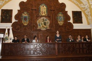 Se inaugura la C&aacute;tedra Magistral Dra. Matilde Montoya en el sal&oacute;n Barroco de la BUAP