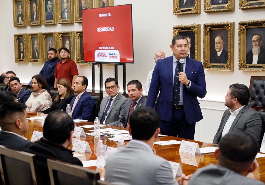 La obra humana más importante de Puebla es la seguridad: Alejandro Armenta