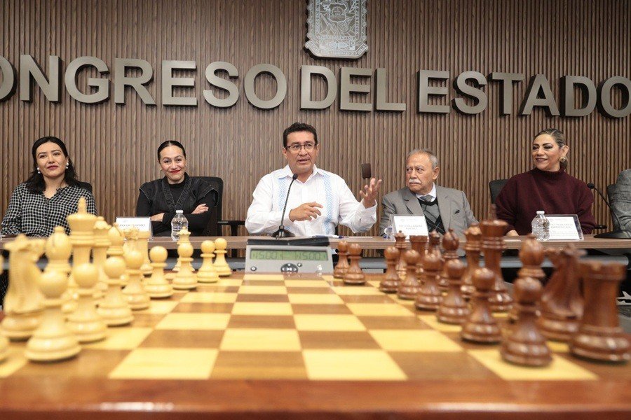 Fomenta Congreso del Estado la pr&aacute;ctica del ajedrez en la ni&ntilde;ez y las juventudes poblanas