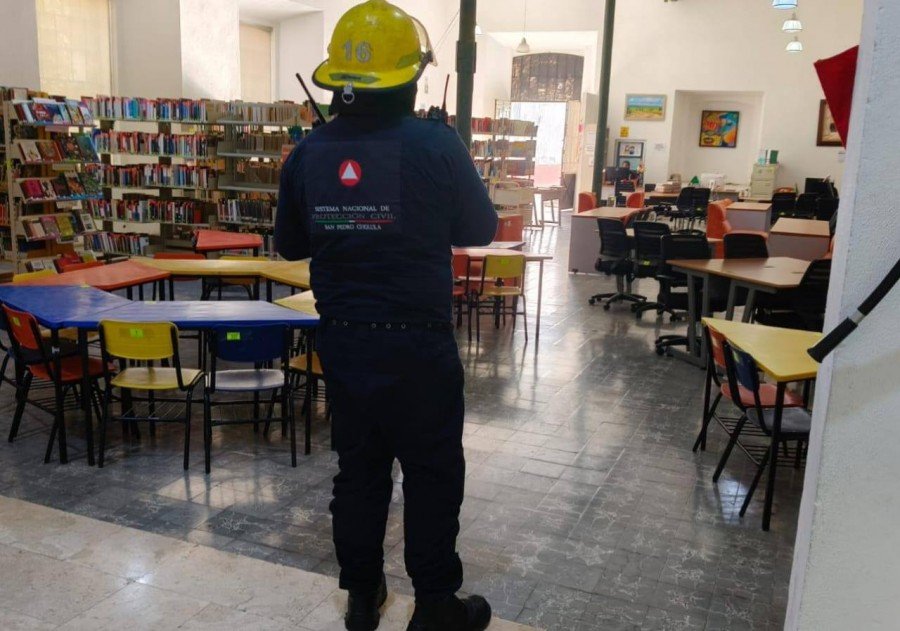 Activan protocolos de Protecci&oacute;n Civil en Cholula por sismo de 6.5; reportan saldo blanco