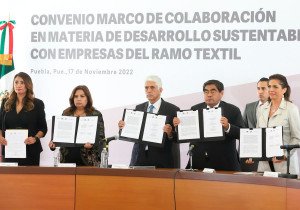 En conjunto con sector textil, gobierno de Puebla fortalece acciones a favor del medio ambiente