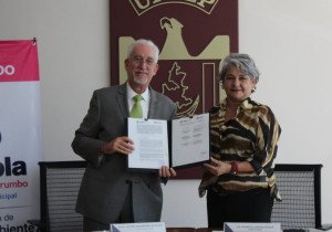 Firman convenio Limpia y Medio Ambiente municipal con UPAEP