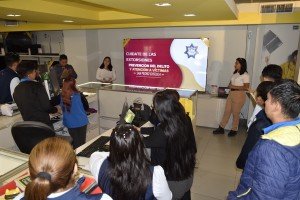 Refuerza Gobierno de Tonantzin Fernández acciones de prevención de la extorsión en el sector comercial