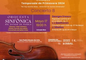 Compartirá Sinfónica de Puebla escenario con director internacional y violinista mexicano