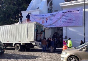 Envía SEDIF dos camiones más con apoyos a la Sierra Norte en 24 horas