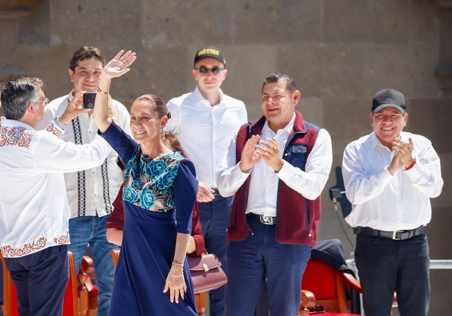 Respalda Puebla a la presidenta Claudia Sheinbaum