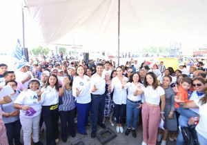 Presenta Rivera su Plan Integral Puebla con las Mujeres