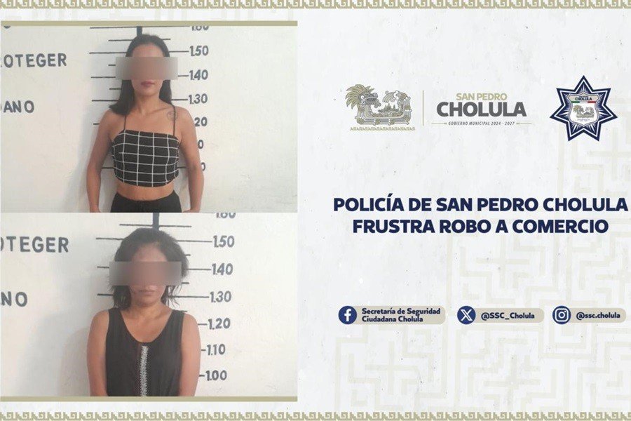 Policía de San Pedro Cholula frustra robo a comercio