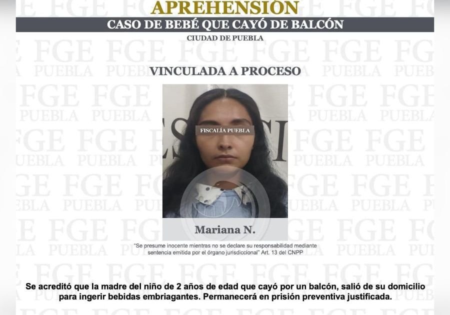 A prisión mujer tras caída de su hijo desde un balcón