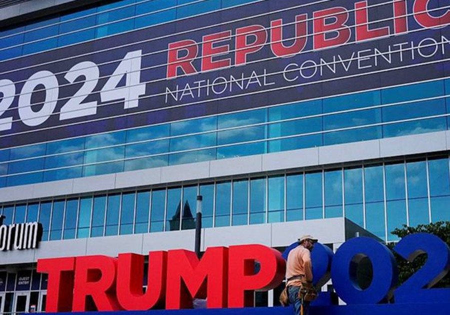 Donald Trump asiste a la Convención Nacional Republicana en Milwaukee