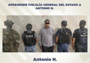 Aprehende la FGE a Antonio N por el presunto delito de cohecho, abuso de autoridad e incumplimiento del deber
