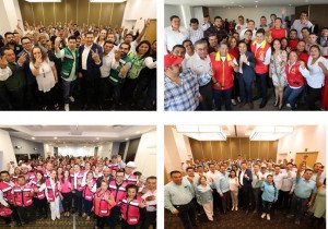 Transformación con unidad de la mano con la megacoalición: Armenta