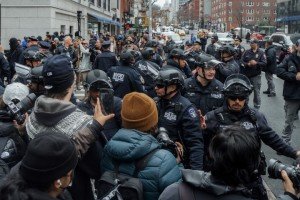 Disturbios y bomba no detonada frente a residencia Zohran Mamdani