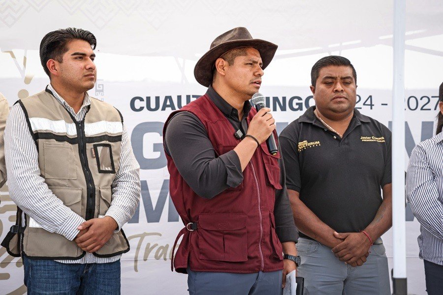 Omar Mu&ntilde;oz inicia importante obra de ampliaci&oacute;n de red de drenaje en Sanctorum