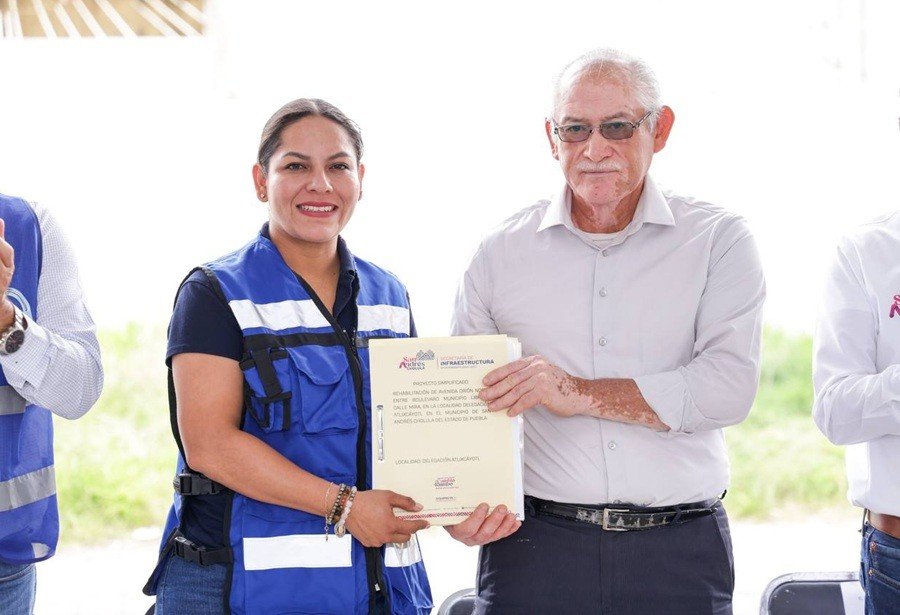 Inicia Lupita Cuautle rehabilitación de avenida Orión Norte en la Delegación Atlixcáyotl