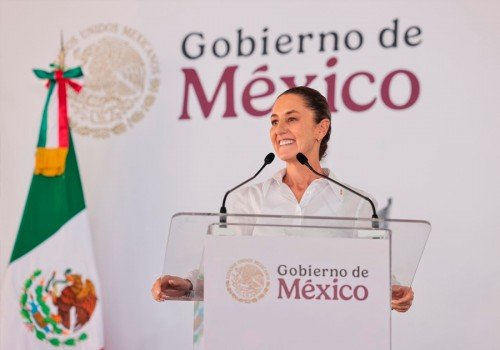 Sheinbaum lanza campa&ntilde;a nacional contra la violencia de g&eacute;nero en Michoac&aacute;n