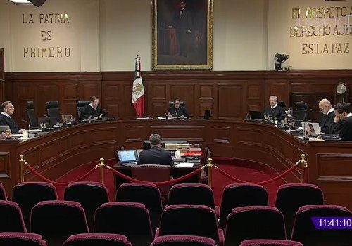 Ministros de la SCJN suspenden sesi&oacute;n en apoyo a trabajadores que rechazan reforma judicial
