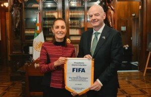 Mundial tendr&aacute; inauguraci&oacute;n hist&oacute;rica, dice Claudia Sheinbaum tras reuni&oacute;n con Gianni Infantino