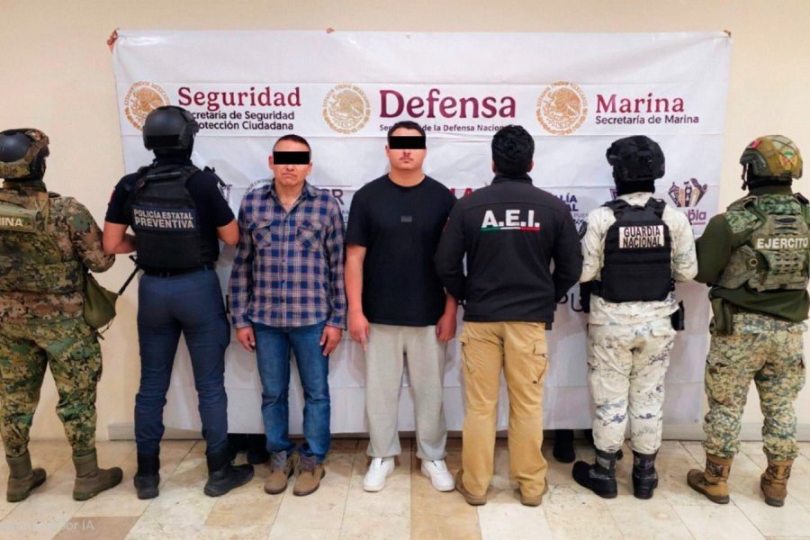 Trabajo coordinado permite detención de dos presuntos integrantes del “CJNG”