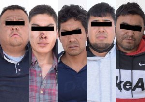 Detienen a 5 sujetos por asalto a empresa en Las Animas