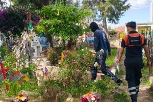 Gobierno de San Pedro Cholula implementa operativo conjunto por Día de Muertos
