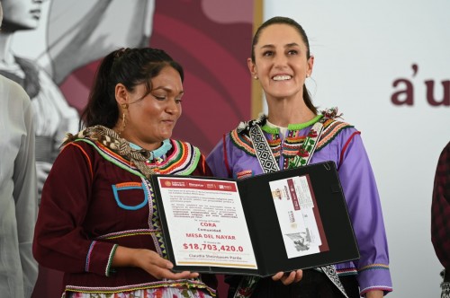 Recorre Sheinbaum pueblos originarios de Nayarit, Michoac&aacute;n y Colima