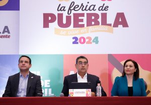 Expondrá Feria de Puebla 2024 unidad familiar y grandeza del estado; Sergio Salomón presenta evento