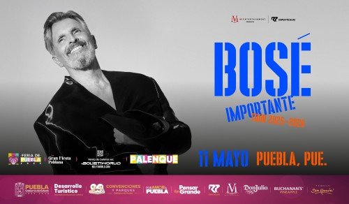Miguel Bos&eacute; cerrar&aacute; el Palenque de la Feria de Puebla 2025