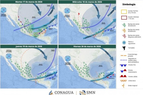 Gobierno de Pepe Chedraui emite aviso preventivo por lluvias y descenso de temperatura por el Frente Fr&iacute;o 41