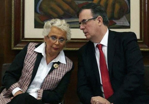 Sánchez Cordero y Ebrard, negativos a Covid