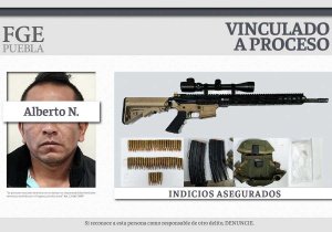 Con cateo en San Martín, Fiscalía detuvo a un hombre con una R15 y droga
