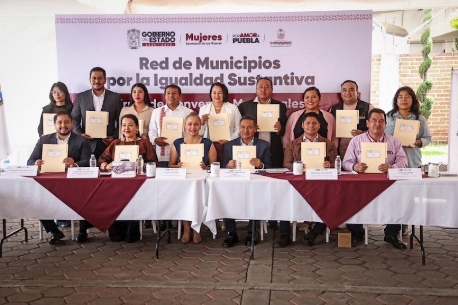 Cuautlancingo firma convenio con la Secretar&iacute;a de las Mujeres