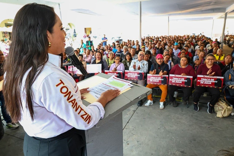Con Tonantzin Fernández, los programas de bienestar llegan directamente a las familias de San Pedro Cholula