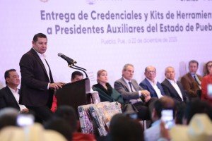 Con obra comunitaria y pavimentaci&oacute;n, Gobierno de Puebla fortalece a juntas auxiliares