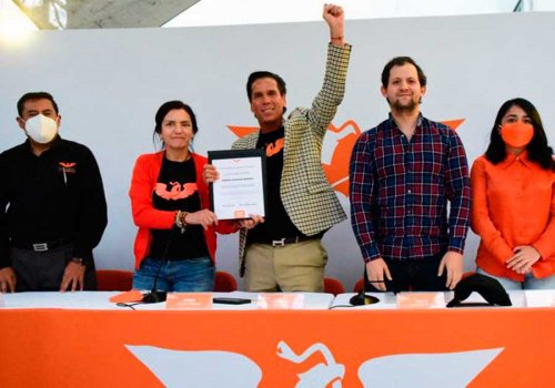 En la tablita, candidatura de Roberto Palazuelos