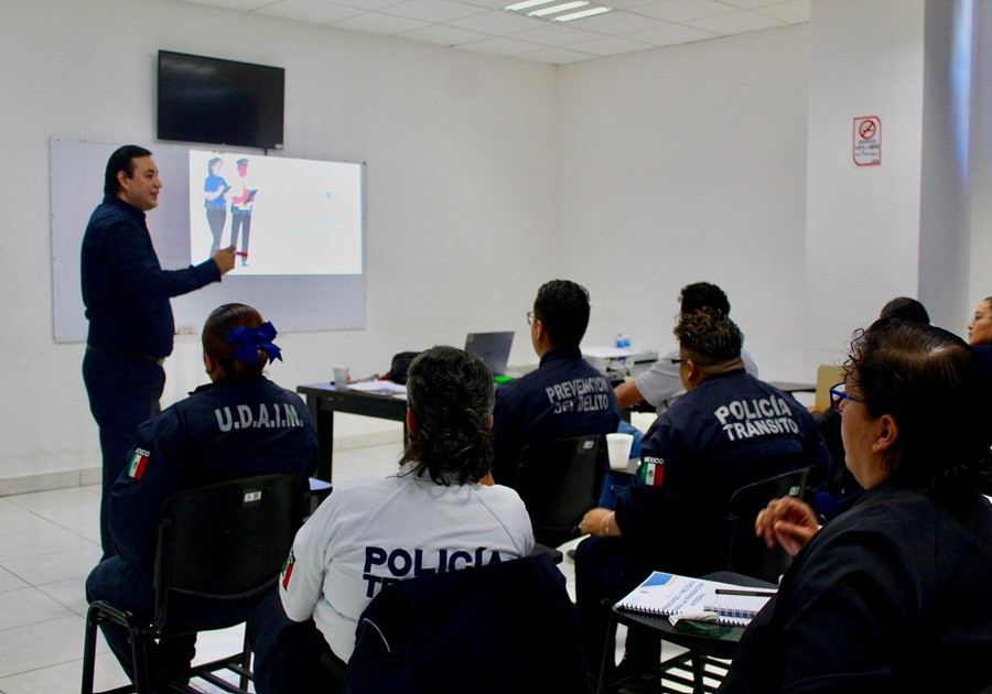 Mantiene Polic&iacute;a de San Andr&eacute;s Cholula capacitaci&oacute;n continua