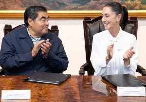 Fortalecerán Barbosa y Sheinbaum seguridad en Puebla y CDMX