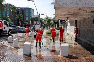 Personal de LIMPIA realiza lavado en Avenida Ju&aacute;rez: gobierno de Pepe Chedraui