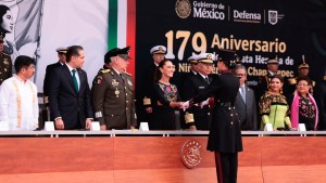 Presidenta Claudia Sheinbaum encabeza ceremonia del 179 aniversario de la gesta heroica de los Ni&ntilde;os H&eacute;roes de Chapultepec