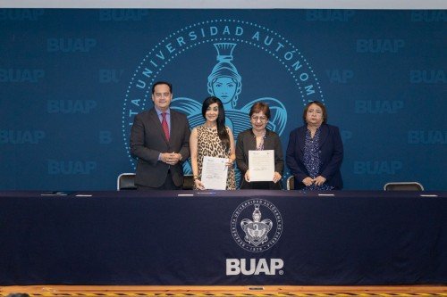 Firman CDH Puebla y BUAP convenio a favor de los derechos humanos