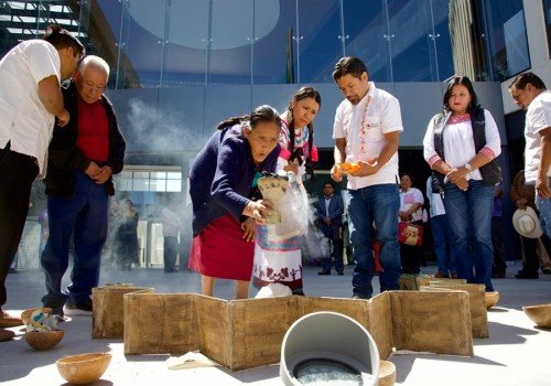 Primer Encuentro de Pueblos Ngiba, Mixtecos y Mazatecos, se llev&oacute; a cabo en Congreso del Estado