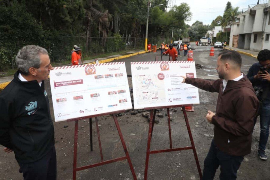 Con paso firme Gobierno de la Ciudad avanza con la Campa&ntilde;a Bacheando Puebla